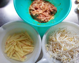 もやしとジャガイモのカレー風味炒め作り方1写真