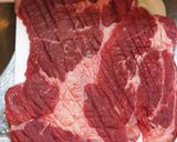時短簡単輸入牛肉のニンニク・バター・醤油作り方3写真