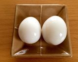 うずらの卵でサンタ☆キャラ弁作り方1写真