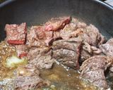 時短簡単輸入牛肉のニンニク・バター・醤油作り方11写真