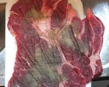 時短簡単輸入牛肉のニンニク・バター・醤油作り方5写真