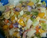 カラフル野菜チャーハン作り方5写真