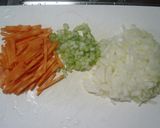 ふっくら大豆入り　コンソメスープ♪作り方1写真
