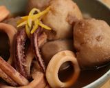 天然だしパックで作る イカと里芋の煮物作り方7写真