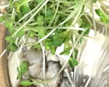 簡単！おいしい一人鍋♡豚の水炊き♪牡蠣入作り方9写真