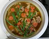 冬のおもてなしカレーうどん（お花畑）作り方5写真