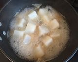 缶詰め赤貝と大根の煮物作り方3写真