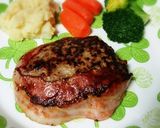 ハンバーグ＊ベーコンで巻いて旨味アップ♪作り方10写真