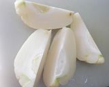 はやとうり入り酢豚　　　　　　　　　　　作り方1写真