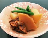 缶詰め赤貝と大根の煮物作り方7写真