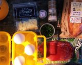 【山ごはん】寒い日に。にんにくのスープ。作り方1写真