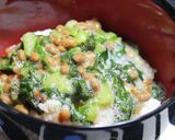 簡単TKG〜納豆と野沢菜で贅沢に〜作り方5写真