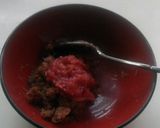 お湯を注ぐだけ☆梅かつお味噌汁♪作り方1写真
