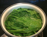 ほうれん草とたまごの彩り炒め作り方1写真