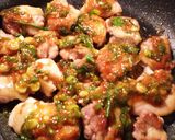 家族が喜ぶ☆時短♪簡単♪ねぎ味噌チキン作り方6写真