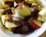 あったか林檎のシナモンチョコ風味作り方1写真