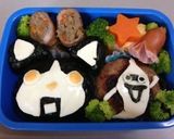 妖怪ウォッチ♡ロボニャン♡キャラ弁作り方1写真