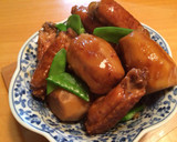 照りうま！✼鶏手羽中と里芋の甘辛煮✼作り方6写真