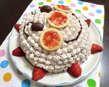 クリスマスケーキ♪簡単！立体雪だるま＾＾作り方14写真