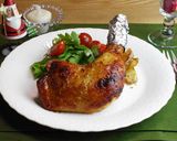骨付き鶏のロースト☆ハニーマスタード風味作り方8写真