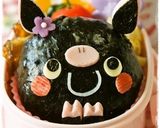＊キャラ弁＊　ぶたちゃんのおにぎり♥作り方6写真