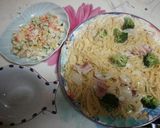 簡単安楽クリームパスタ作り方6写真