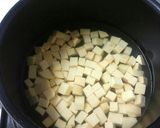 絶品☆さつま芋とリンゴの豆乳スープ作り方2写真