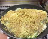 お好み屋さんの焼きそばとオムそばみたい作り方4写真