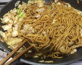 お好み屋さんの焼きそばとオムそばみたい作り方6写真
