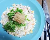豆苗・いぶりがっこ・ハムの のせピラ!!作り方2写真