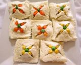 パーティーにも☆彩り焼売サンド作り方7写真