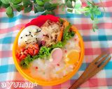 キャラ弁＊簡単＊風船弁当作り方4写真