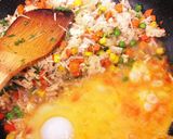 栄養満点余り野菜と凍り豆腐で炒り卵作り方4写真