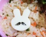 幼稚園 お弁当♡ひげうさぎ作り方1写真