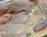 ストウブミニ(12)でチキンの水煮作り方1写真