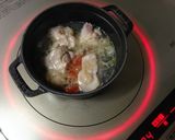 ストウブミニ(12)でチキンの水煮作り方6写真