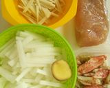 大根と鶏肉のカニあんかけ作り方1写真