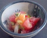 まぐろとお野菜のピクルスお刺身作り方5写真