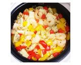 けみアミ美夕の炊飯器でパエリヤ作り方6写真