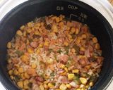けみアミ美夕の炊飯器で柿のピラフ作り方4写真