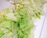 白菜ときくらげのチャちゃとナムル風♪作り方1写真