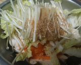 白菜と豚肉の簡単ゆず蒸し作り方3写真