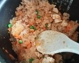 炊き込みチキンライス☆ホワイトソースかけ作り方8写真
