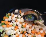 絶品♡簡単失敗なし♡根菜のピリ辛肉みそ丼作り方2写真