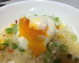 具だくさんエビピラフの温泉卵とねぎのせ作り方6写真