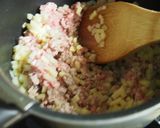 肉味噌うどん作り方2写真