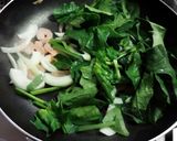 えびとほうれん草のクリームパスタ♪作り方2写真