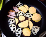 ご馳走！焼き野菜と林檎のサラダ作り方3写真