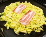 たたき山芋としらたきで　健康 お好み焼き作り方5写真