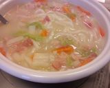 クラムチャウダーうどん鍋作り方4写真